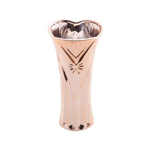Vaso de Ceramica Starling C/ Pintura Eletrostática Rose Gold - F9-25681