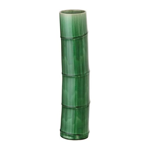 Vaso de Cerâmica Verde 42cm Bambu 7630 Mart