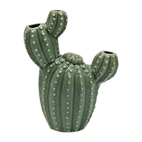 Vaso de Cerâmica Verde Berrel Cactus Urban
