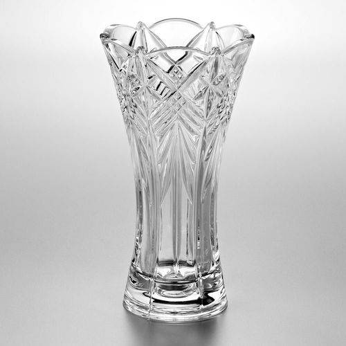 Vaso de Cristal Acinturado Bohemia Taurus 20,5cm - Transparante - 5517