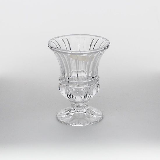 Vaso de Cristal com Pe Athena 11 Cm Incolor