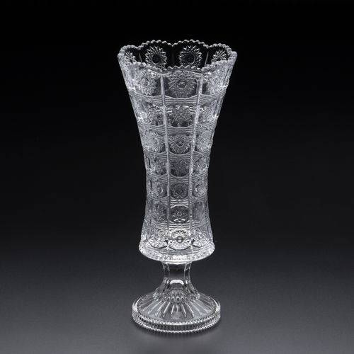 Vaso de Cristal com Pé Starry 14x33,5cm 25544