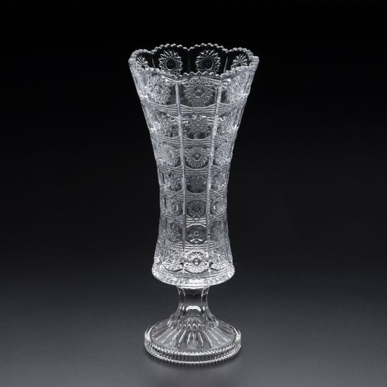 Vaso de Cristal com Pé Starry 33,5cm - 2Kg