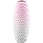 Vaso de Madeira Slin Rosa 10x10x25cm - Prestige