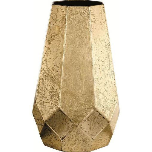 Vaso de Metal Dourado Anúbis 5549 Mart