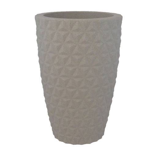 Vaso de Planta Coluna Redonda 3d 36x25x57 Cimento