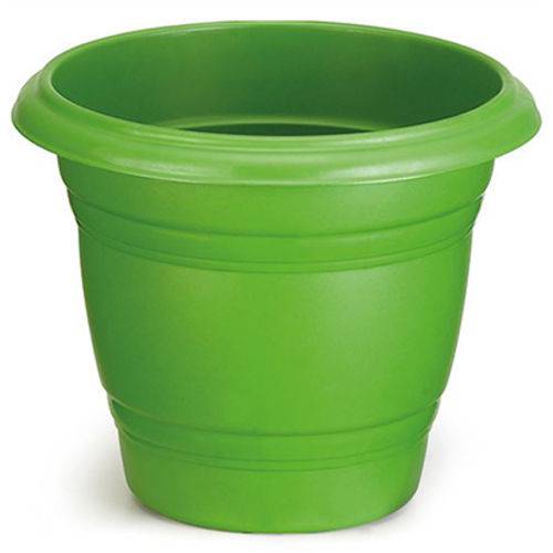 Vaso de Plastico Redondo Verde Numero 22 19x22cm de Ø