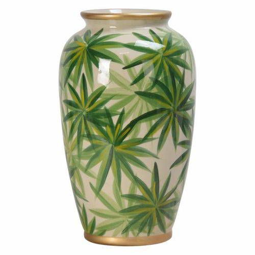 Vaso de Porcelana Folhas Lupino G