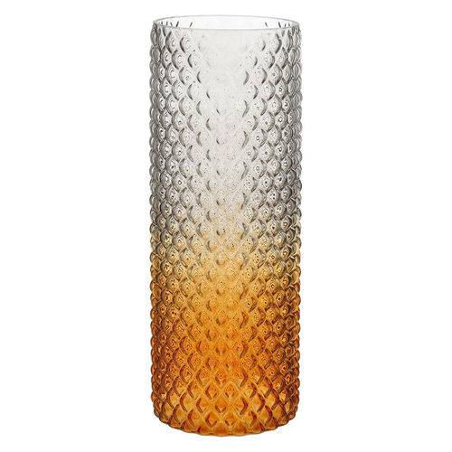 Vaso de Vidro Ambar - 34 Cm