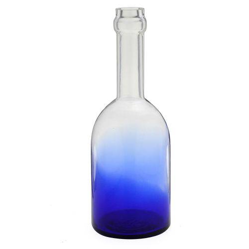 Vaso de Vidro Azul 38cm