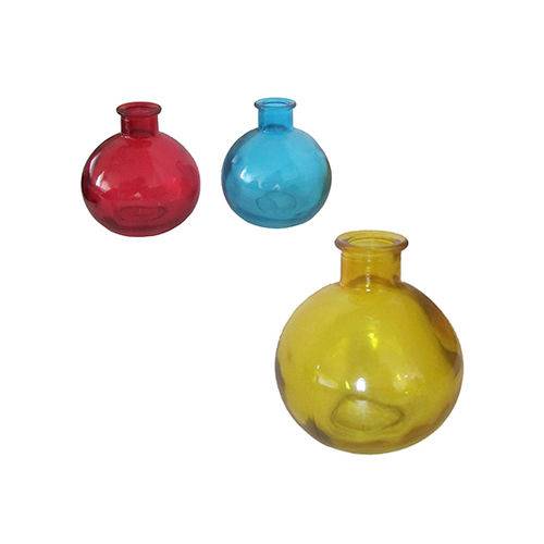 Vaso de Vidro Bolinha Colors 9x8cm 200ml