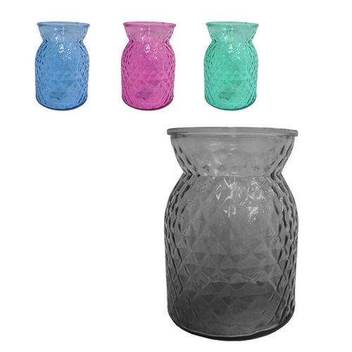 Vaso de Vidro Colors 16cm