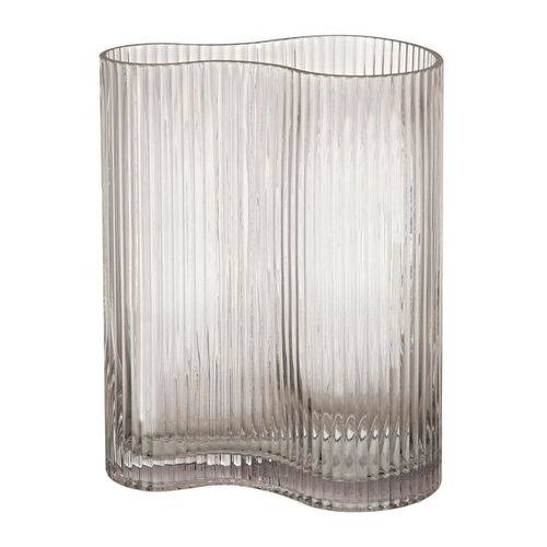 Vaso de Vidro com Textura 24cm Burle Marx 9016 Mart
