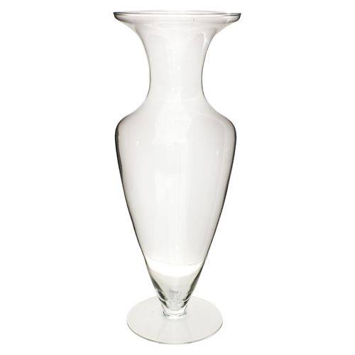 Vaso de Vidro Decorativo Transparente 0143