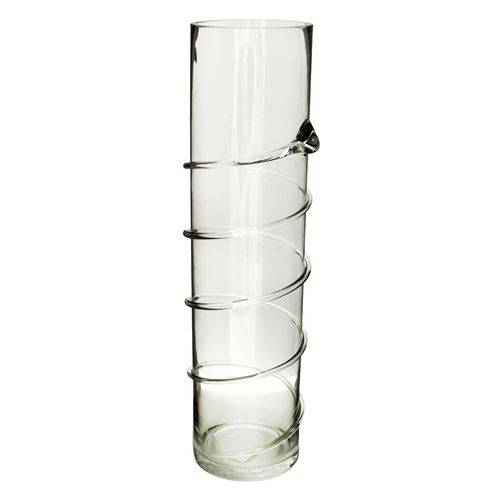 Vaso de Vidro Decorativo Transparente 0140