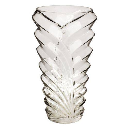 Vaso de Vidro Decorativo Transparente 0146