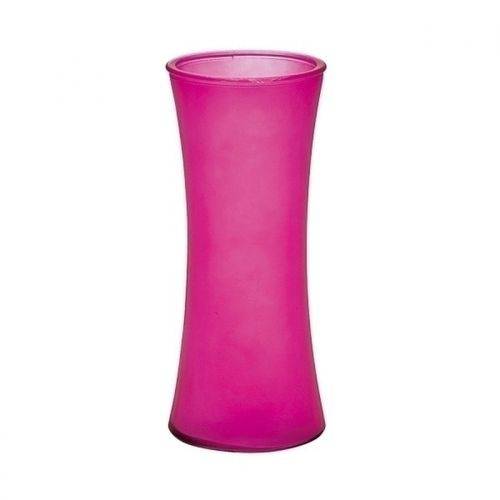 Vaso de Vidro Rosa 13x30cm - Led Lustre