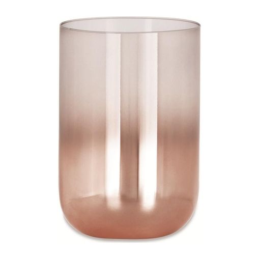 Vaso de Vidro Rosé 10cm Degradê Jimmy Mart