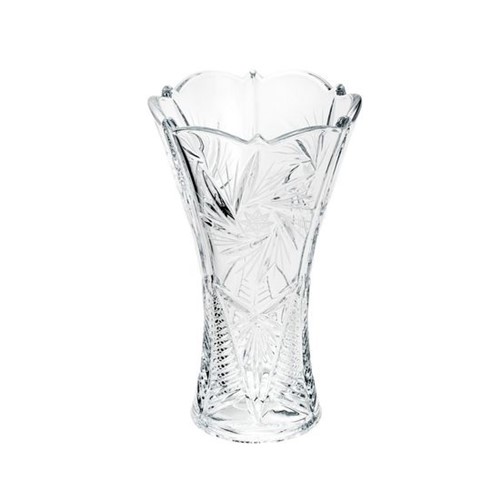 Vaso de Vidro Sodo-Cálcico com Titanio Acinturado Pinweel Luxo 20,5cm