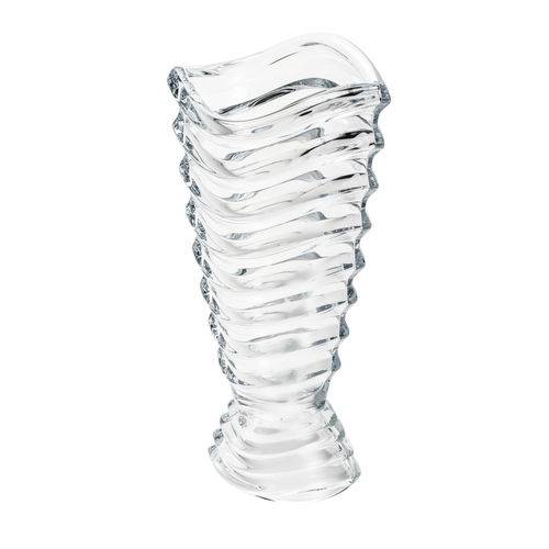 Vaso de Vidro Sodo-Cálcico com Titanio Wave com Pé 41,5Cm 5469