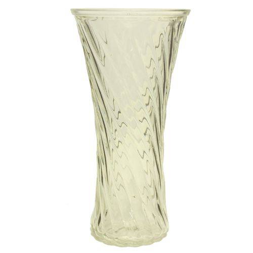 Vaso de Vidro Transparente 25cm