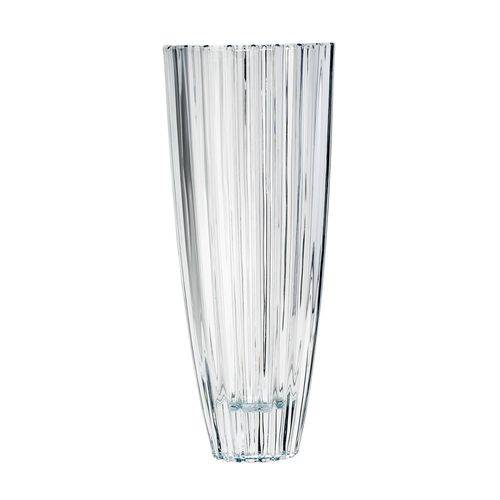 Vaso Decorativo 35,5cm de Cristal Ecológico Oval Bohemia - R5942