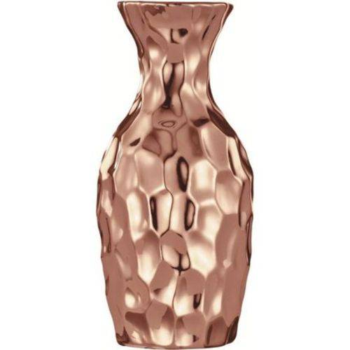 Vaso Decorativo Cerâmica Cobre 6,5x12cm 5636
