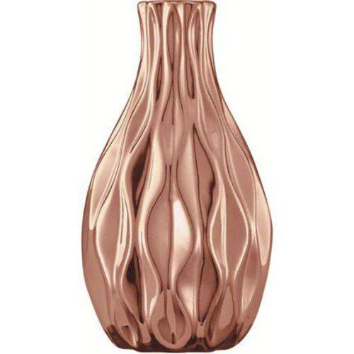 Vaso Decorativo Cerâmica Prata 6x12,5cm 5627 Mart Collection