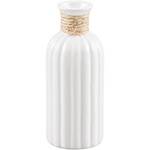 Vaso Decorativo Cerâmica/Vidro Índia Prestige Branco - 11x11x15cm