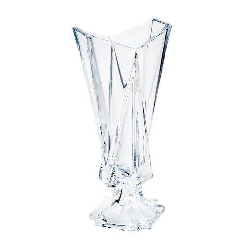 Vaso Decorativo Cristal Ecológico com Pé Spectral Bohemia