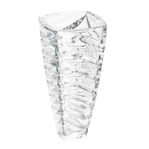 Vaso Decorativo de Cristal Ecológico 30.5cm Facet Bohemia