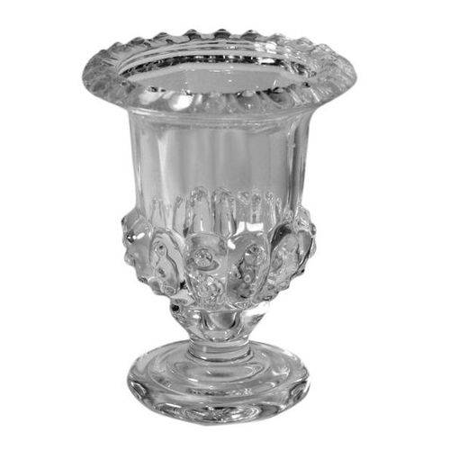 Vaso Decorativo de Vidro Transparente - 25cm