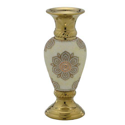 Vaso Decorativo Dourado 30cm