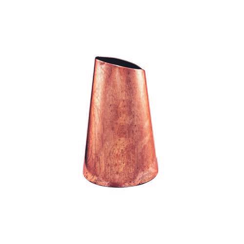 Vaso Decorativo Metal Cobre 11X15,5X11Cm