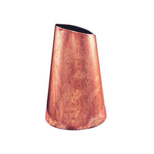 Vaso Decorativo Metal Cobre 17X26X17Cm