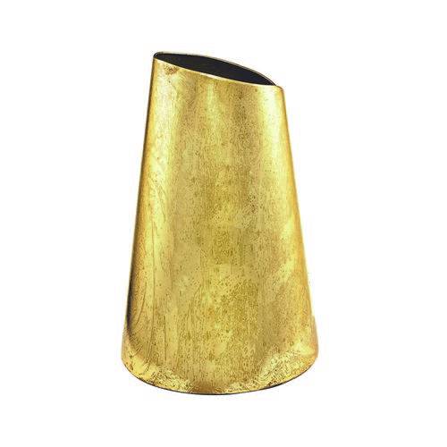 Vaso Decorativo Metal Dourado 20x34x20cm