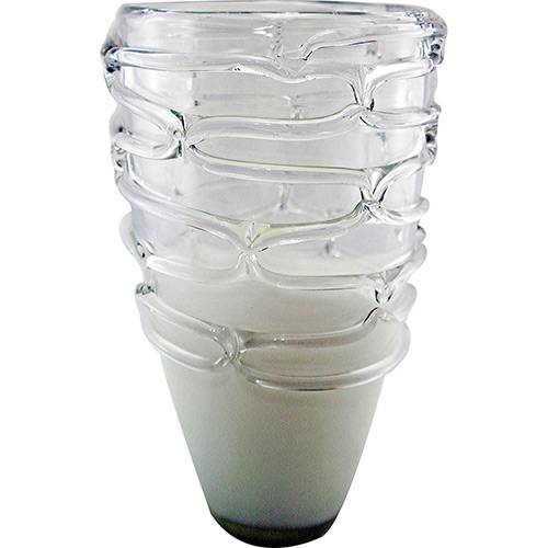 Vaso Decorativo Supreme Sole Branco 28,5x18,5x18,5cm