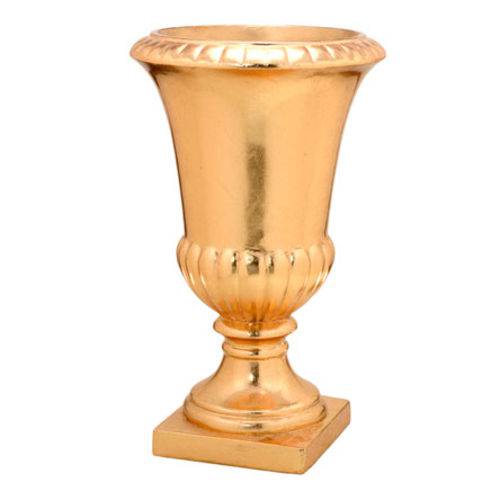 Vaso Dourado 36x36x61,5 Cm