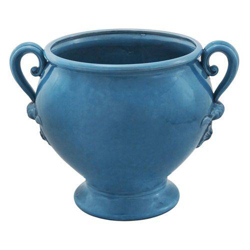 Vaso em Porcelana Azul 33x45