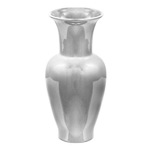 Vaso em Porcelana Prata