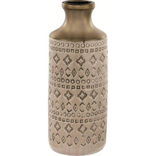 Vaso Exotic em Cerâmica 5592 37,5cm Nude