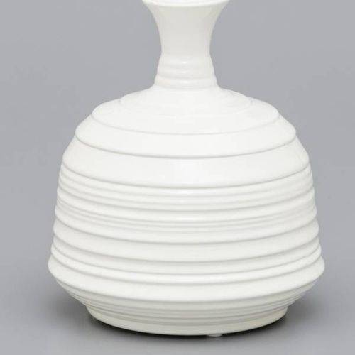 Vaso Ornamental Cream em Cerâmica - 20,2x16,4 Cm