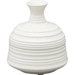 Vaso Ornamental de Cerâmica Bell Branco - Prestige