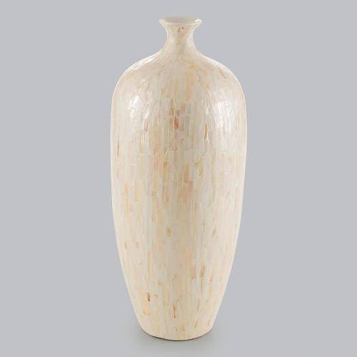 Vaso Ornamental de Ceramica Bojudo Carmen - 21x21x53cm