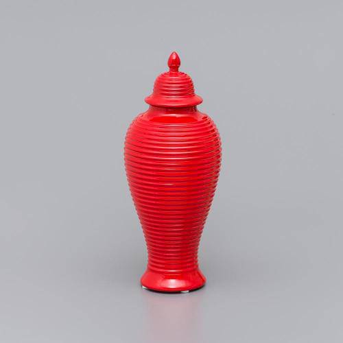 Vaso Ornamental de Cerâmica Colorado 18,1x18,1x44cm