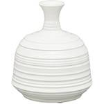 Vaso Ornamental de Cerâmica Cream Branco - Prestige