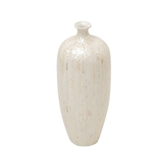 Vaso Ornamental de Cerâmica Mop 21X21X53cm