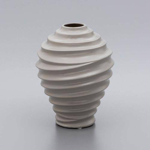 Vaso Ornamental de Cerâmica Vênus 18,2x18,2x22,6cm