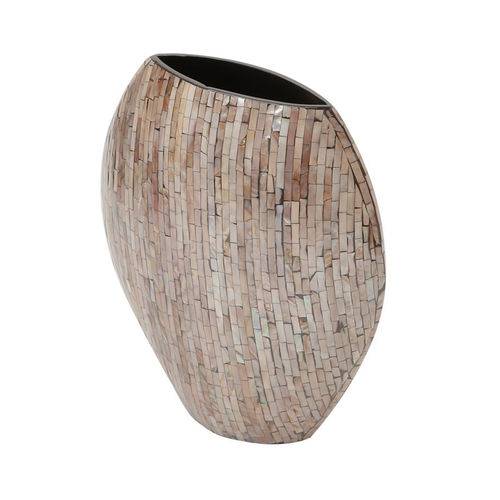 Vaso Ornamental de Papel Machê Cedar Pequeno 31x15x36cm 25412 - Prestige