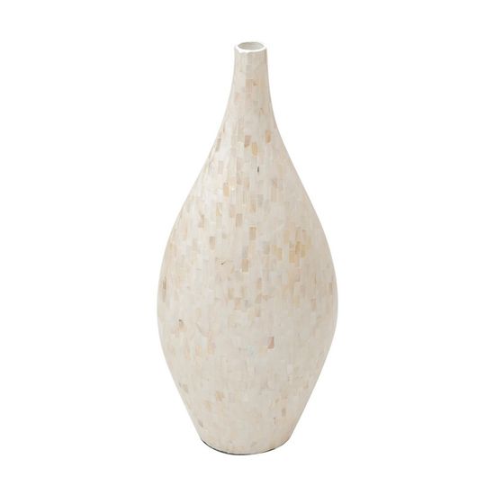 Vaso Ovalado White Mop 28X22X64cm
